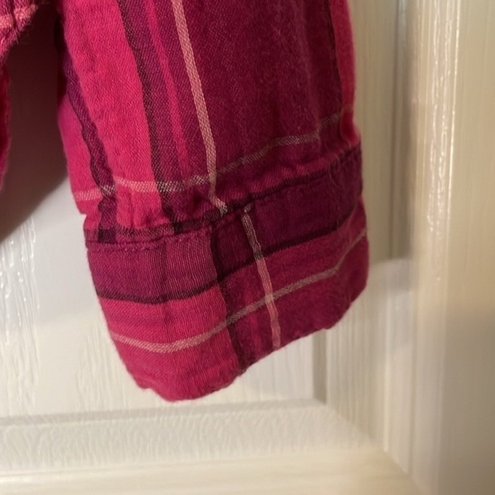 Columbia Fuchsia Plaid Shirt